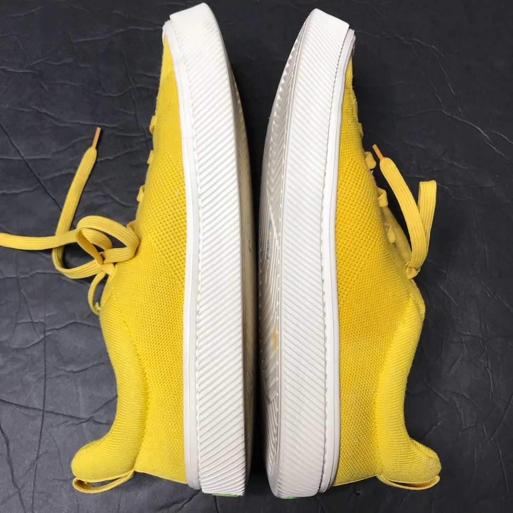 CARIUMA Ibi Sun Yellow Low Knit Sneakers Unisex Size 10.5(men) and 12(women) - Picture 2 of 12